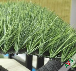 China FIFA Standard Diamond Shape Football Artificial Turf with 160 Stitchs / 60mm Pile Height factory