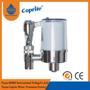 China Kitchen Carbon Fiber / Granular Carbon Cartridge Tap Filter Faucet Mount Water Filter factory