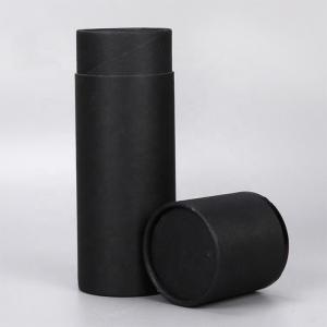 China Luxury Coated Paperboard Tube Packaging Box with Custom Design Recyclable on sale