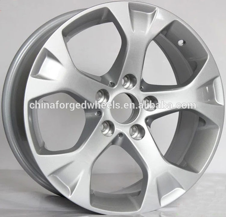 Hyper Silver Customized Car Rims For BMW X1 / 17 inch Forged Alloy Rims