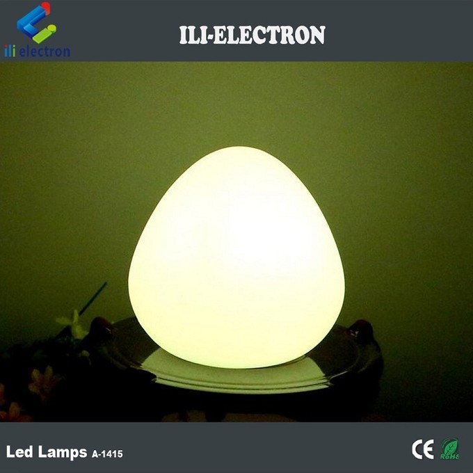 Colorful Egg Shape Night Light LED Lamp Wireless With Remote Control