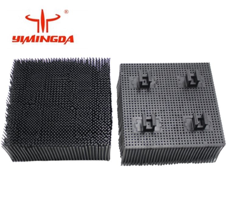 Bristle Auto Cutter Parts Brush 100x100x42mm Poly Material Blue / Black Color