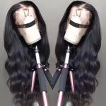 Ready to Ship Brazilian Virgin Hair Body Wave 180% Preplucked 13x4 Transparent