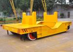 Hydraulic Lifting System Motorized Rail Cart , Material Transfer Trolley
