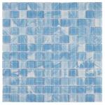 300x300mm Crystal Glass Mosaic Tile For Balcony Kitchen Bathroom Wall Swimming