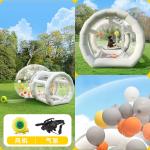 Fun House Clear Inflatable Crystal Igloo Dome Bubble Tent Transparent Kids