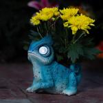Modern Ceramic 1.2V 6.9” Chameleon Solar Light