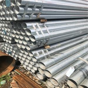 China 25mm Hollow Carbon Welded Steel Round Pipe Pre Galvanized Structural Scaffolding factory