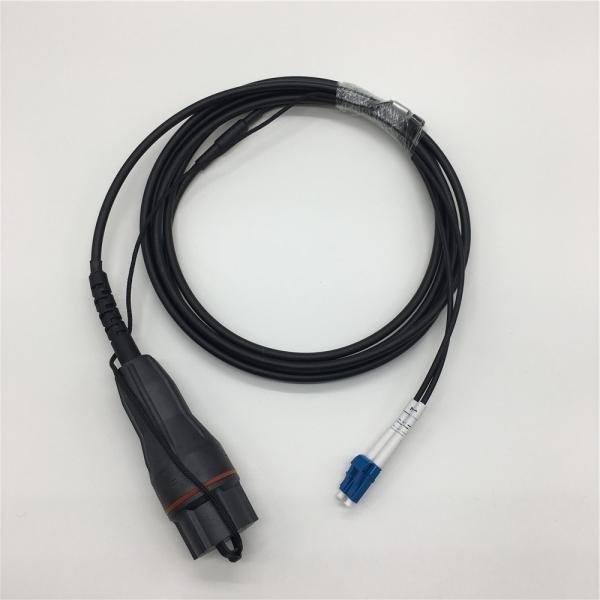 Fiber Optic Armored Patch Cable 2 Core FullAXS To LC IP 67 Waterproof Jumpers