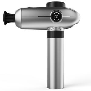 China Deep Tissue Muscle Massage Gun USB Rechargeable Super Quiet Percussion Massage Gun 10 Speeds Handheld Electric Massager factory