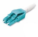 OM3 50/125 Fiber Optic Patch Cord , multimode fiber patch cord 5Mtrs PVC aqua