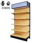 Suitable Price Single Side Supermarket Shelves Wood Grain Shelves Factory Outlet
