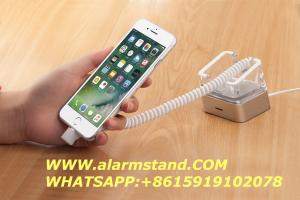China COMER China wholesales Security cellphone display Stand-lone phone alarm cable lock brackets factory