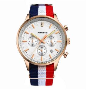 China Fashion Custom Interchangeable Nylon Strap Watch with stainless steel case watch factory