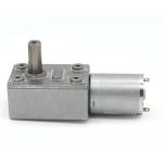 Low Speed Turbo Worm Geared Motor 12V 24V High Torque Worm Gearbox