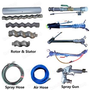 China Screw Type Plastering Machine Parts LZB Series Cement Mortar Pump Components factory