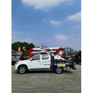 China ISUZU Bucket Hydraulic Lift Working Ladder Lifting Pickup Type Aerial Work Truck factory