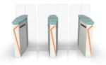 Airport Security Sliding Turnstile Electronic Access Control Card Reader Facial