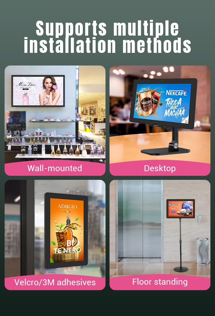10.1 Inch Wall Mounted Tablet Digital Signage FCC, CE , ROHS , Quality under Guarantee More details Customizable
