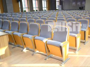 China Ultra Premium Wood Surfaced Conference Hall Chairs 560mm - 580mm C/C Size factory