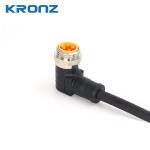 Black Contact Carrier Material 7/8'' Connector With Brass Contact Nut Material