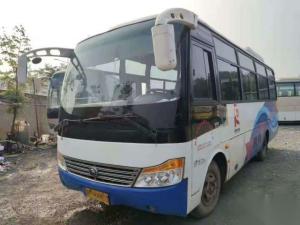China ISO Yutong ZK6752D 29 Seats LHD Used Passenger Bus Steel Chassis Single Doors factory