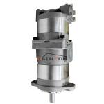 Part No 705-51-20370 Hydraulic Gear Pump For Komatsu Bulldozers D70LE D85E