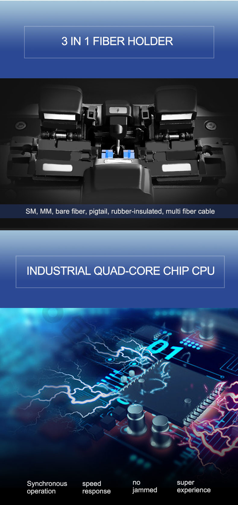Automatic Fusion Splicing Machine , 7800Ah Fiber Optic Fusion Splicer