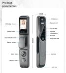 Tuya Apartment Smart Door Lock Aluminum Alloy Access Control Door Lock