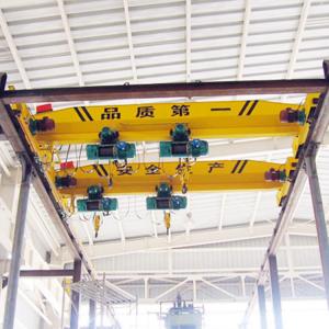 China 20 Ton Single Beam VVVF Speed Overhead Crane For Warehouse factory