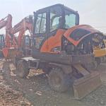 5550kg Operating Weight Second Hand DOOSAN DX60W Excavator for Energy-Saving