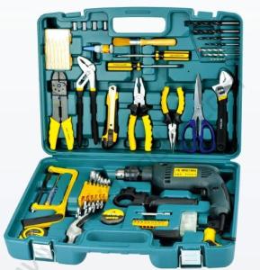 China 64 pcs professional tool set ,with wrench , pliers ,screwdrivers ,cutter knife factory