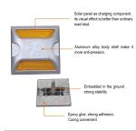 Road Safety Reflector Aluminium Road Stud Reflective Tape 2 Road Safety