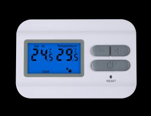 China Heat Only Digital Thermostat / Non Programmable Thermostat Heating And Cooling wired digital thermostat HVAC system factory