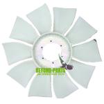 catererpillar 320D Excavator Spare Parts Fan Blade 6 Holes 10 Blade 145MM