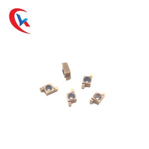 China GER200-100CR Light Gray PVD Processed Workpieces Carbide Grooving Inserts factory