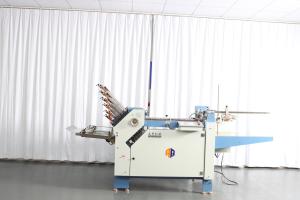 China 12 Buckle Plate Commercial Paper Folding Machine For Cosmetics Pharmaceuticals factory
