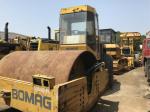 Auto Gear Second Hand Road Roller , Bomag Bw217d Pneumatic Roller Compactor