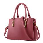 ISO Ladies Leather Tote Handbag Lychee Pattern European American Style