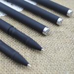 Gel pen,Promotional gel-ink pen with cap,black rubber gel-ink pen