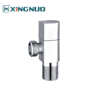 China nickel plating brass angle valve for bathroom Manual Brass One Way Check Valve Brass Angle Valve with Decorative Cover factory