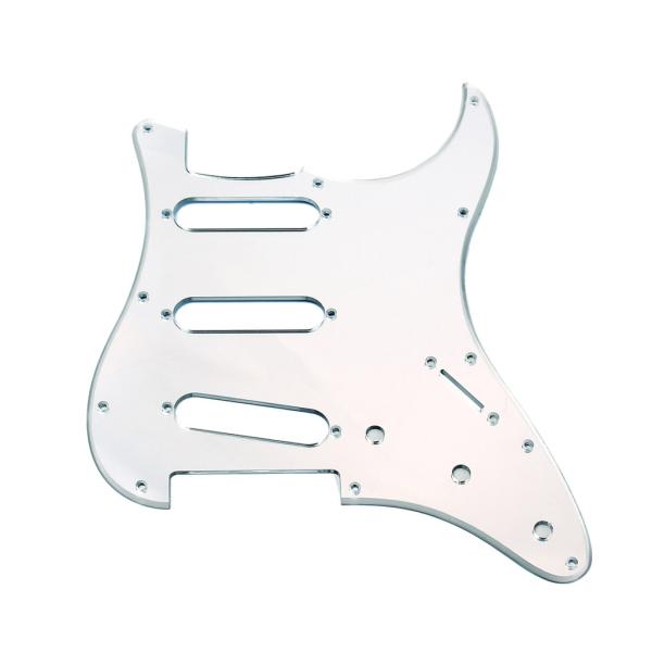 SSS Silver Mirror Guitar Pickguard 11 Holes Guitar Scratch Plate For Fender US