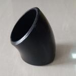 Square Carbon Steel Elbow in Black for Pipe Connection Solutions