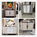 Luxury Dining Side Cabinet Cupboard Restaurant Stainless Steel Sideboard