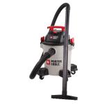 6 Gallon Commercial Wet Dry Vacuum Cleaner Poly Material Gray Color Upright