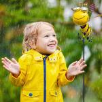 Waterproof 4.3 Inch Bee Solar Garden Lights