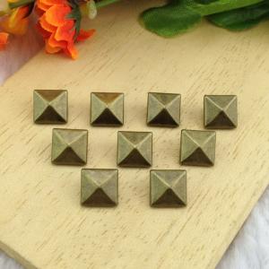 China 9*9mm square Rivet Bronze rivets factory