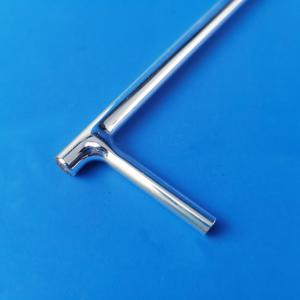 China Silver Coated Surface Quartz Glass Tube High Purity And Uniformity Stable Performance factory