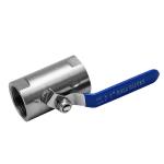 Hexagon Head Code Stainless Steel Wide Ball Valve for Internal Thread Pipe