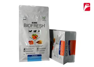 China Water Proof And High Barrier Flat 3 Side Seal Pouch With Anti - Fake Label factory